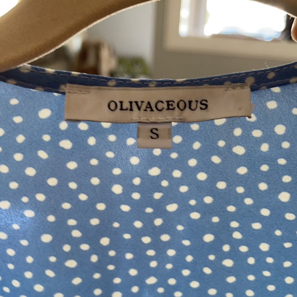 Polka Dotted Wrap Dress - Picture 4 of 4